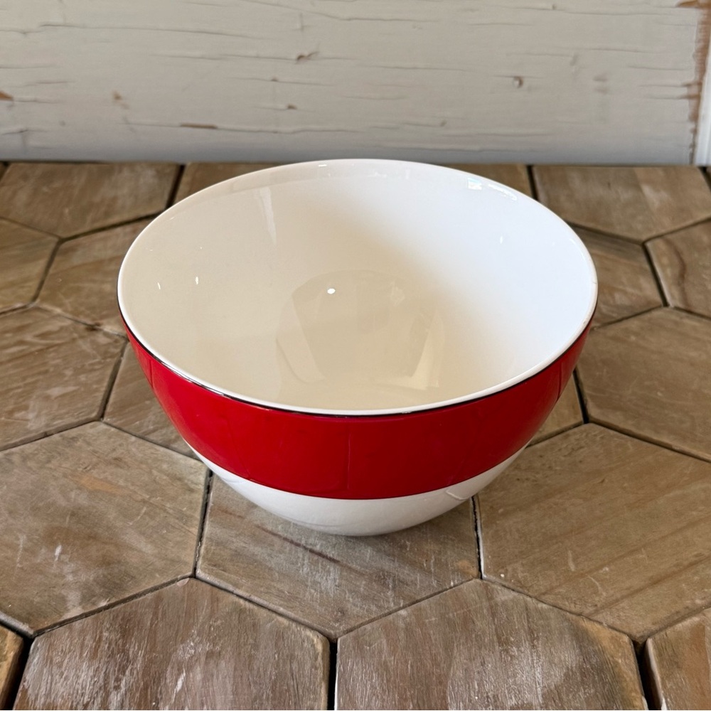 Kate Spade New York, Rutherford Circle Red by Lenox, Set of 4,Cereal/Soup Bowls - Picture 5 of 12
